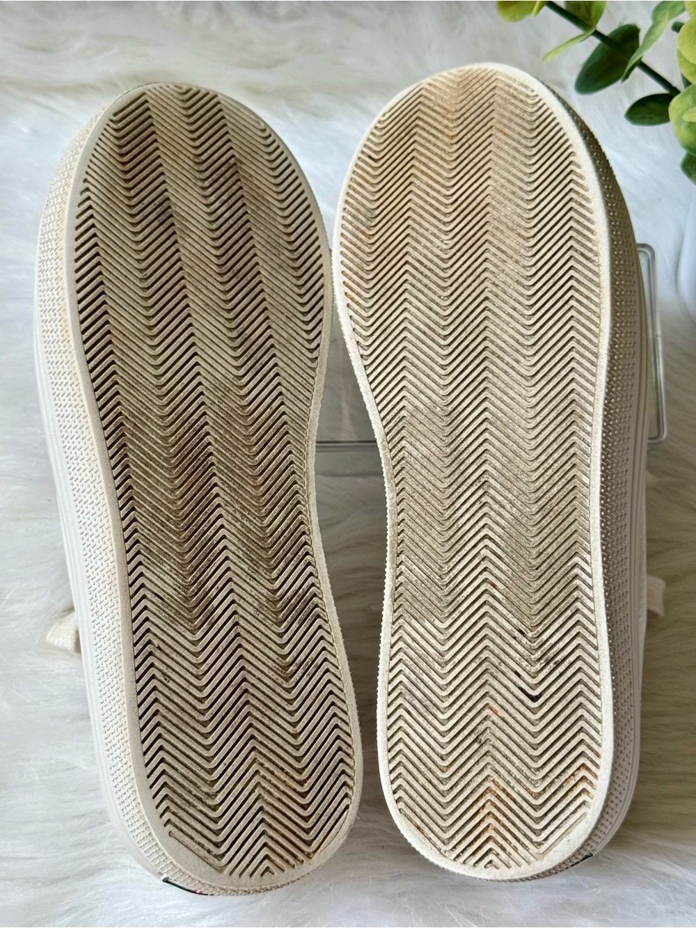 Steve Madden Bobbi30 White Platform Lace-Up Sneakers Size 7M Chunky Casual Shoes - Picture 10 of 11